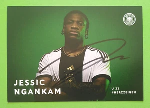 13256 Jessic Ngankam U21 Deutschland DFB 2023 Autogrammkarte original signiert - Picture 1 of 2