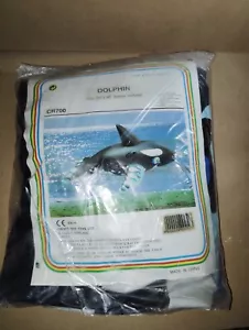vintage inflatable toy dolphin(whale) croco boy toys - Picture 1 of 5