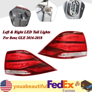 Tail Light Lamp Left+Right RH&LH For Mercedes-Benz GLE350 GLE400 2016 2017 2018 - Foto 1 di 15