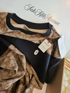 New Coach Signature T-shirt Khaki/Black - 2XL Limited Edition. - Picture 1 of 8
