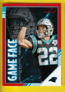 2020 Score Game Face GF-CM Christian McCaffrey Red Foil 49ers - Picture 1 of 1