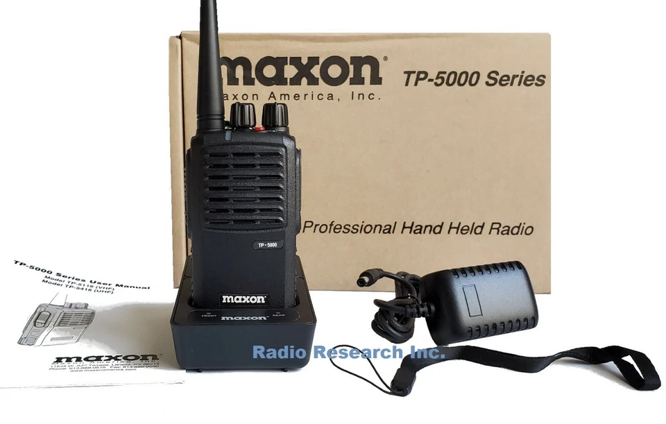 Maxon TP5000: TP5416 UHF 400-470 or TP5116 VHF 16ch Business Two-Way Radio - Image 1 of 1