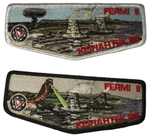 Kishahtek Lodge 88 Southern Shores Field Service MI Set of 2 Flap (YX1300) - Picture 1 of 2