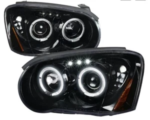Fit 04-05 Subaru Impreza WRX STI Outback Projector Headlights w/LED Halos Gloss - Picture 1 of 6