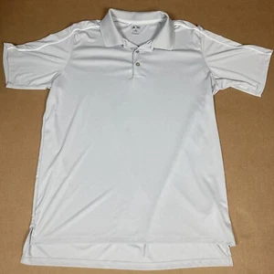 Adidas Mens Golf Polo Shirt Adult Gray Lightweight Casual Size Extra Large XL - Picture 1 of 7