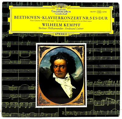 Kempff Klavierkonzert Nr. 5 Es-dur 1966 Vinyl Deutsche Grammophon Records 1st Pr - Image 1 of 4