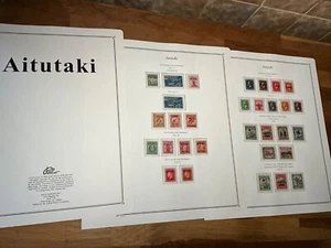 AITUTAKI 1903 - 1924 KEVII on MNH complete 31 stamps h37 - Picture 1 of 11