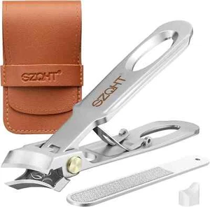 Toenail Clippers for Thick Nails for Seniors,Angled Head Large Toe Nail Clipper, - Picture 1 of 6