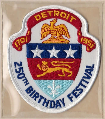 1951 DETROIT TIGERS OFFICIAL MLB BASEBALL PATCH LOST TREASURES WILLABEE WARD - Image 1 of 2