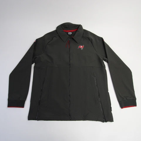 Tampa Bay Buccaneers Nike NFL On Field Apparel Jacket Men's Pewter Used Cover