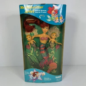 1992 Tyco The Little Mermaid Merbabysitter Ariel Doll Playset New NRFB Boxed - Picture 1 of 8