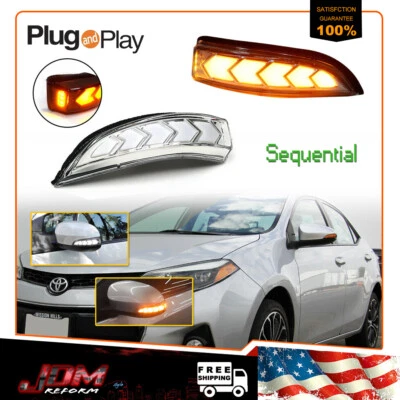 [动态信号] 丰田卡罗拉 Venza Scion iM 透明侧镜灯闪烁 — 第 1/4 张图片