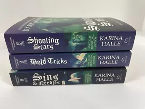 Karina Halle Lot 3 Künstlertrilogie Sünden und Nadeln mutige Tricks Narbenschießen - Bild 1 von 6