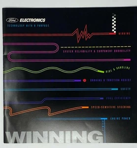 1992 Ford Motor Co "Ford Electronics-Technology with a Purpose" Dealer Brochure  - Picture 1 of 7