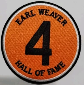 Earl Weaver Memorial Jersey Patch - Baltimore Orioles - Picture 1 of 1