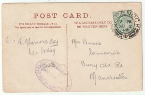 1905 R M S Herr der Inseln Violett Gürtel Oval Gütesiegel Greenock Inverary Castle - Bild 1 von 3