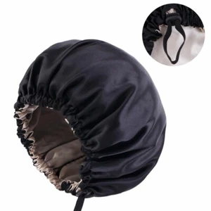 Satin Adjustable Women Hat Soft Night Sleeping Hair Care Caps Headwrap Bonnet - Picture 1 of 22