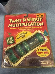 New Vintage 1998 Leap Frog Twist And Shout Multiplication Learning Math Game - Picture 1 of 5