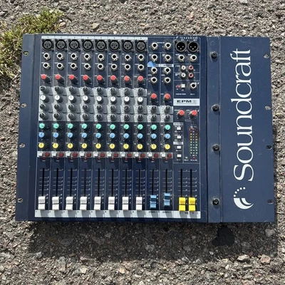 Soundcraft EPM8 8 Mono+2 Stereo Channel 2 Bus Recording/Live Mixer Console EPM 8 - Image 1 of 4