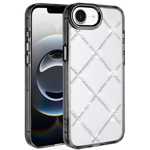 Funda para iPhone 16e gema brillante patrón diamante estrás cubierta + vidrio templado - Imagen 1 de 12