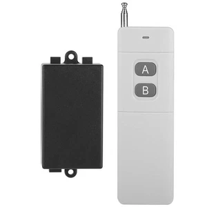 Transmisor de sistema de interruptor de control remoto 3 km de largo alcance DC 12 V 2 canales RF  - Imagen 1 de 9