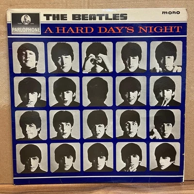 The Beatles A Hard Day's Night UK LP Mono Flipback 1964 1st press Parlophone KT - Image 1 of 4
