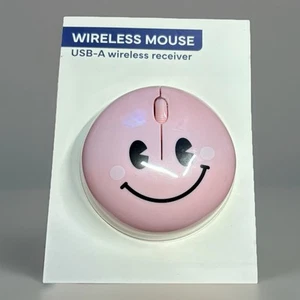Vivitar Wireless USB-A wireless receiver Smiley Face Mouse. - Picture 1 of 2