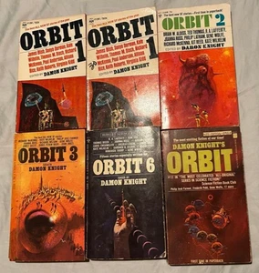 Orbit Anthologies Lot Of 6 Volumes Berkley Paperback Damon Knight Vintage SciFi - Picture 1 of 1