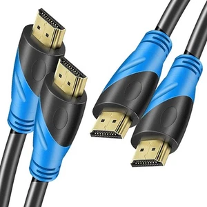 Cavo HDMI 8K/4K 5FT 2Pack (HDMI 2.0,18Gbps) Ultra Alta Velocità Placcato Oro Con... - Foto 1 di 7