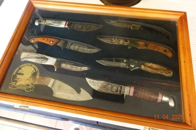 North American Hunting Club, Hunting Legacy  Collection Eight Piece Knife Set - Image 1 of 4