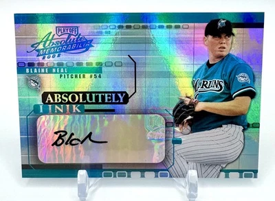 2002 Playoff Absolute Memorabilia #AI-6 Blaine Neal Absolutely Ink - Image 1 of 2