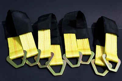 4 Axle Straps 24" Race Car Trailer Hauler Tow Truck ATV Tie Down Wheel Strap YL - Изображение 1 из 3