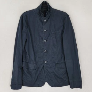 Chaqueta All Saints Para Hombre Extra Pequeña Lavada Negra Combustible Blazer Cinco Botones Informal - Imagen 1 de 11