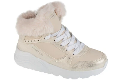 botas de invierno niña, Skechers Uno Lite - Comfurt Collar, beige - Imagen 1 de 4