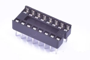 60 PCS X IC Sockets Low Profile DIP 16 pins 7.62mm 0.3" Socket Holder - Imagen 1 de 1