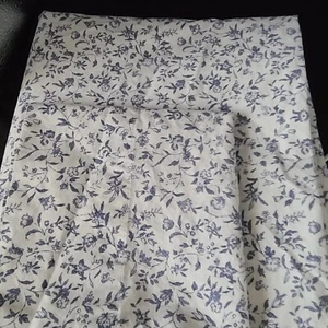 RALPH LAUREN Porcelain Maisy FLAT Sheet pillowcase BLUE Chic Cottage floral Twin - Picture 1 of 7