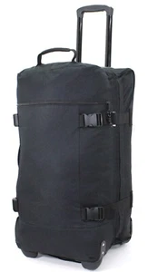 Large 27" Travel Split Wheeled Bag Trolley TSA Lock Holdall Suitcase Duffel Case - Picture 1 of 18