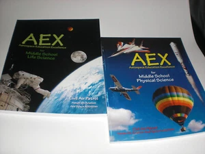 Lot of 2 AEX - Civil Air Patrol Aerospace Education Excellence Homeschooling  - Imagen 1 de 10