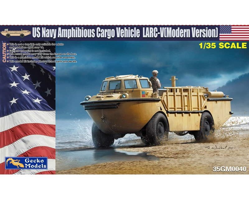 Gecko US Navy Amphibious Cargo Vehicle LARC-V (Modern Version) 1:35 modellismo - Immagine 1 di 1
