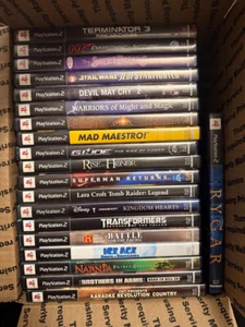 PS2 Game Lot 20 Games. no sports. great tittles only. ALL COMPLETE EXCEPT RYGAR. - Imagen 1 de 4