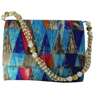 Wedding Bag stylish beaded handle with magnetic snap closure AB-CB20 - Picture 1 of 5