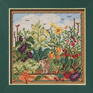 MILL HILL Buttons Beads Kit Counted Cross Stitch BUNNY GARDEN MH14-2513 - Picture 1 of 2