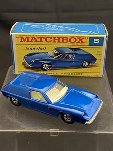 MATCHBOX Lesney SUPERFAST No. 5 Lotus Europa Nice! - Picture 1 of 12