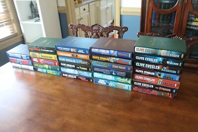 Clive Cussler 6 Double Signed Norwood Press 1st Editions w/ Slipcase & Dustcover - Image 1 of 4