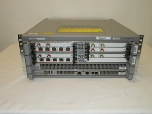 CISCO ASR1004 SERVICES ROUTER W/ 2)SIP10, ESP10, RP1, DUAL PSU & R/M BRACKETS - Picture 1 of 9