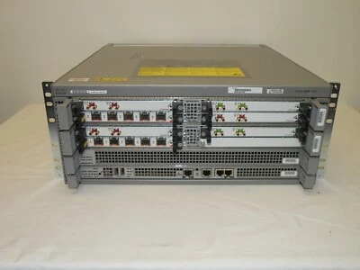 CISCO ASR1004 SERVICES ROUTER W/ 2)SIP10, ESP10, RP1,  DUAL PSU & R/M BRACKETS - Image 1 of 4