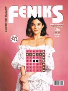 FENIKS #742 2023 CROATIAN CROSSWORDS MAGAZINE cover MONICA BARBARO - Picture 1 of 1