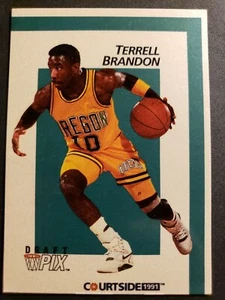 1991 Courtside #6 Terrell Brandon/198000 - Picture 1 of 2