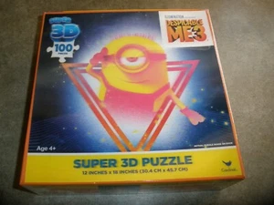 NEW Super 3D Puzzle Despicable Me 3-100 Pieces, Minion Bello 12" x 18" - Picture 1 of 3