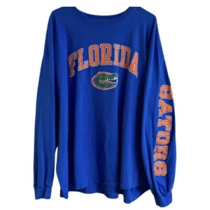 Vintage Fanatics Florida Gators 3XL langärmeliges T-Shirt Pullover blau orange - Bild 1 von 11
